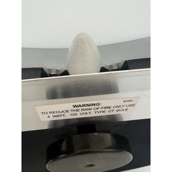 Presto Heat Dish Parabolic Electric Heater Plus FOOTLIGHT Portable Plug In READ - Picture 6 of 9